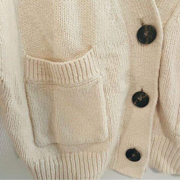 A.L.C. Cream Button-Up Cardigan - Picture 5 of 8